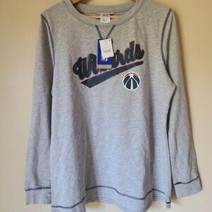 NBA Washington Wizard Sweatshirt, Gray, Size L